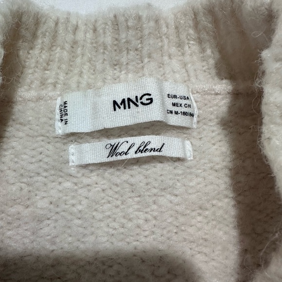 Cozy Cream V-Neck Sweater - Picture 7 of 8